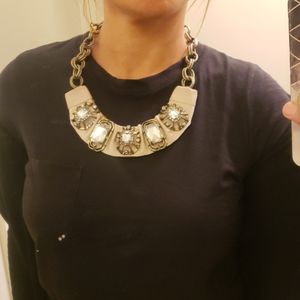 Statement necklace with large stones
